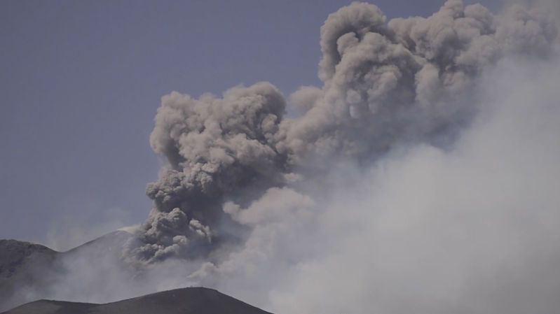 Etna vyrostla o několik desítek metrů